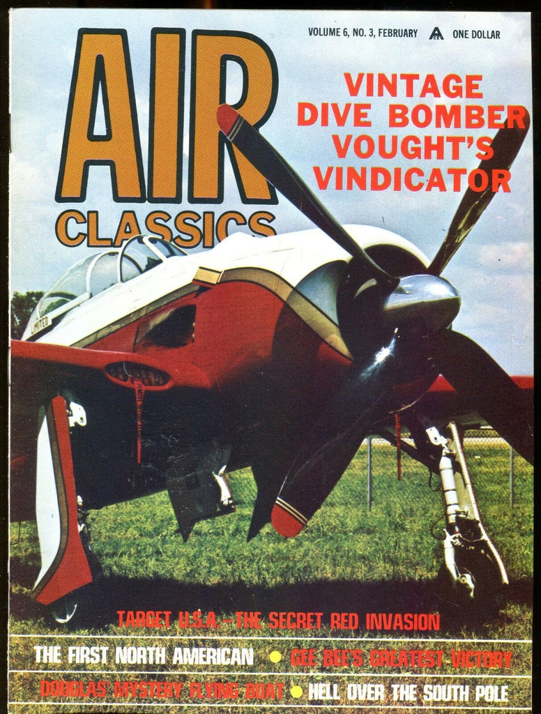 Air Classics Magazine February 1970 Secret Red Invasion EX No ML 120716jhe