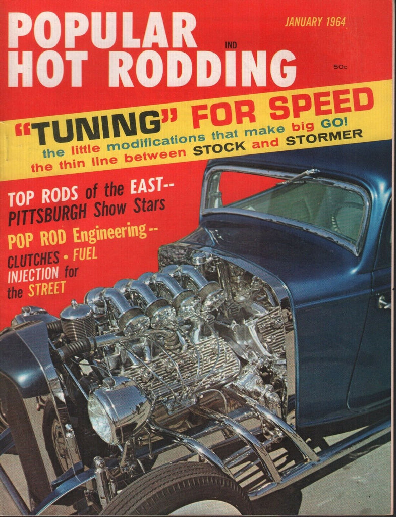 Popular Hot Rodding January 1964 Tuning for Speed Pittsburgh 011719AME
