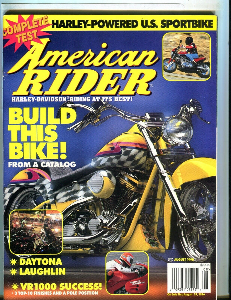 American Rider Magazine August 1996 VR1000 EX 050117nonjhe