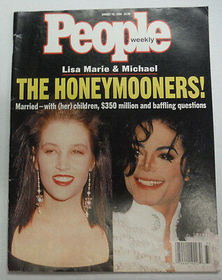People Magazine Lisa Presley Michael Jackson August 1994 050615R