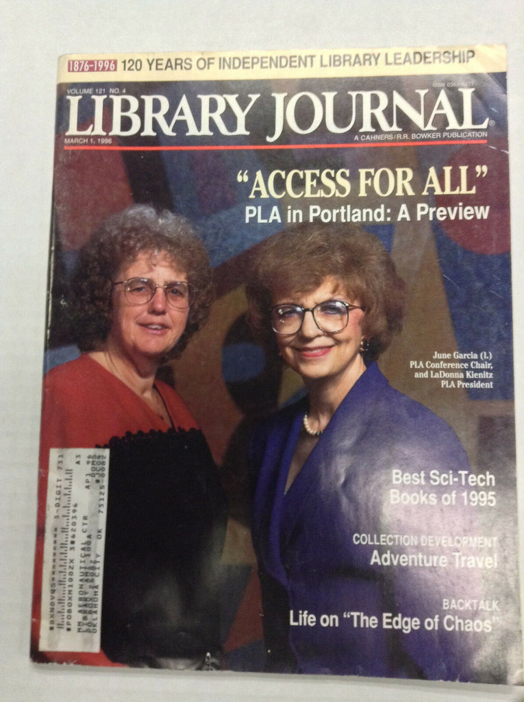 Library Journal Magazine June Garcia LaDonna Kienitz March 1, 1996 022217R