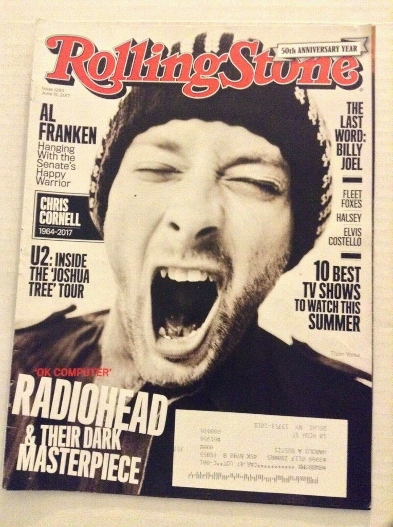 Rolling Stone Mag Radiohead Al Franken U2 June 15, 2017 080819nonrh