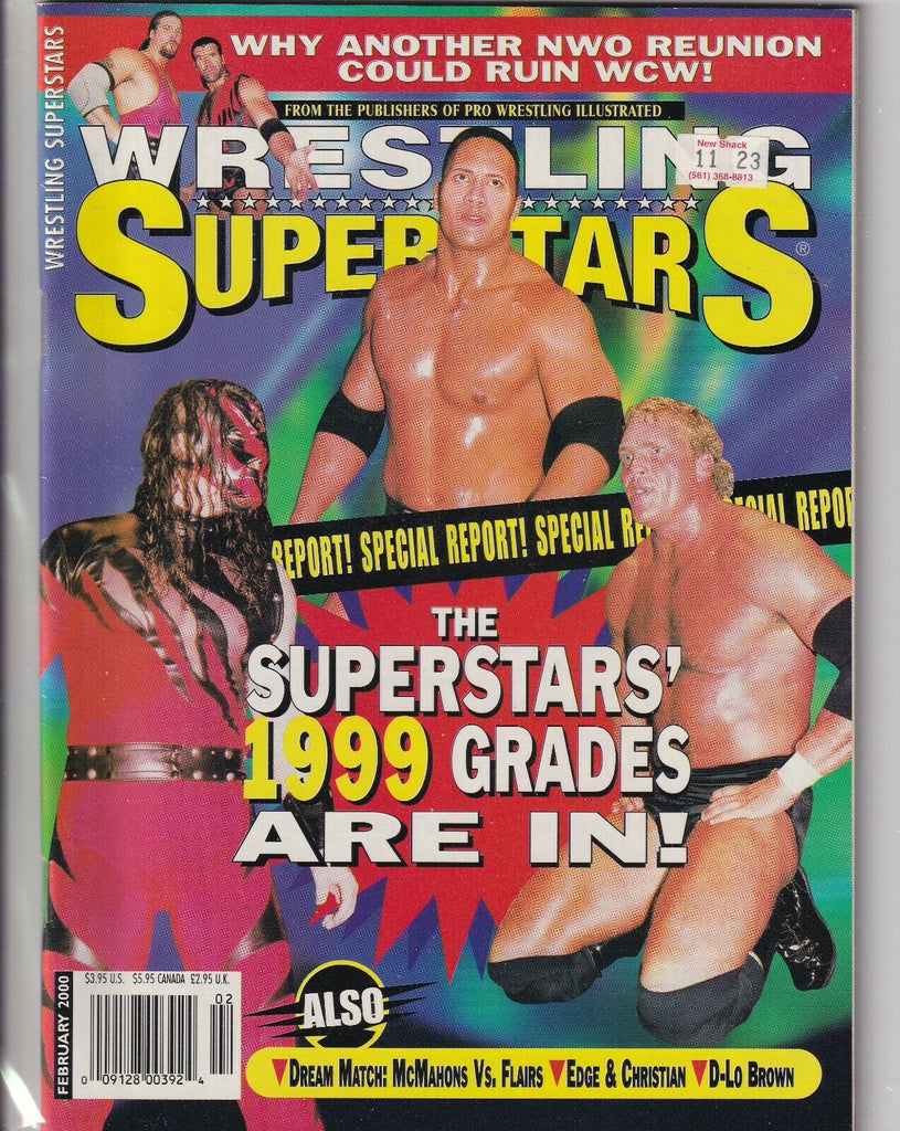 Wrestling Superstars The Rock Kane Sid Vicious February 2000 052419nonr