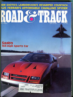 Road & Track Magazine May 1985 Saab's 168-mph Sports Car VGEX 010416jhe2