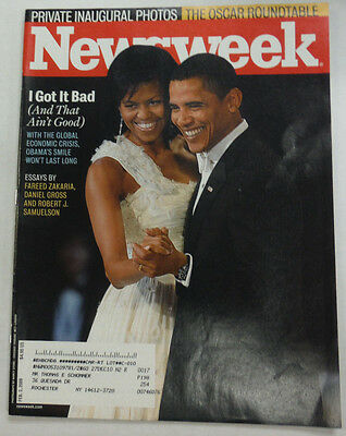 Newsweek Magazine Barack Obama & Michelle February 2009 052615R