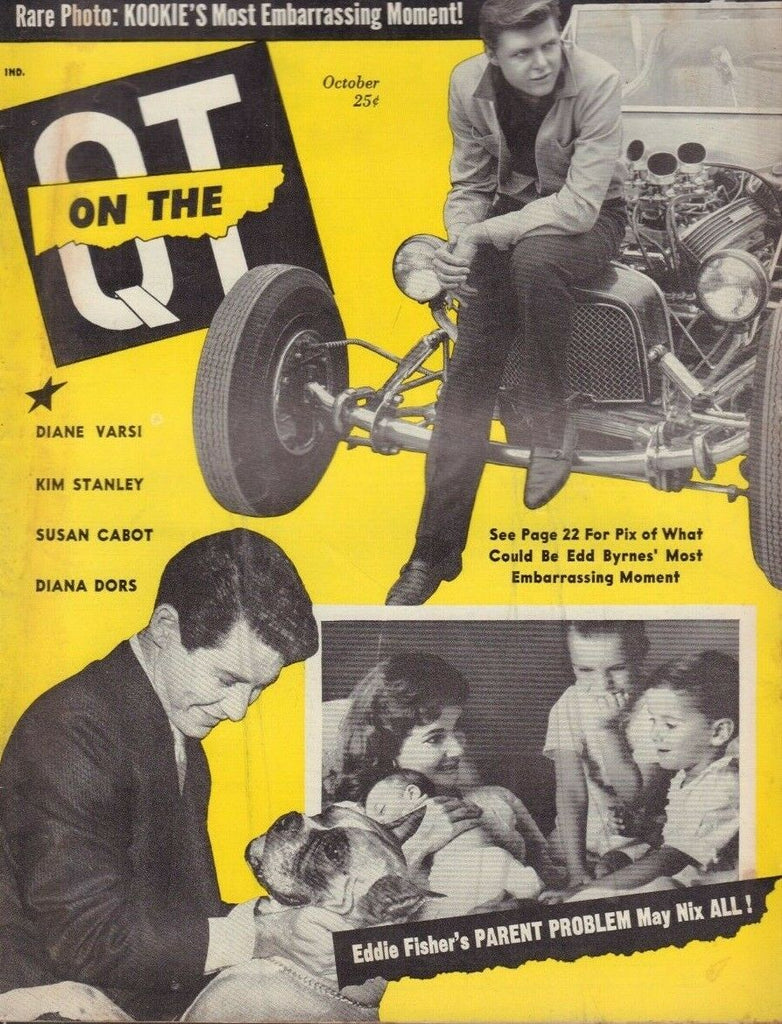 On The Q.T. October 1959 Eddie Fisher Susan Cabot Diana Dors 012519DBE