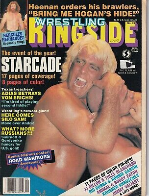 Wrestling Ringside Magazine Ric Flair Nikita Koloff April 1987 022719nonr