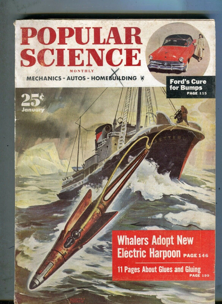 Popular Science Magazine January 1953 Electric Harpoon Whalers 063017nonjhe2