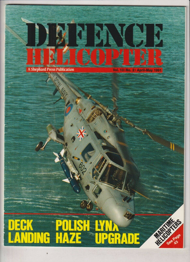 Defence Helicopter Mag Polish haze & Lynx Upgrade April/May 1991 040420nonrh