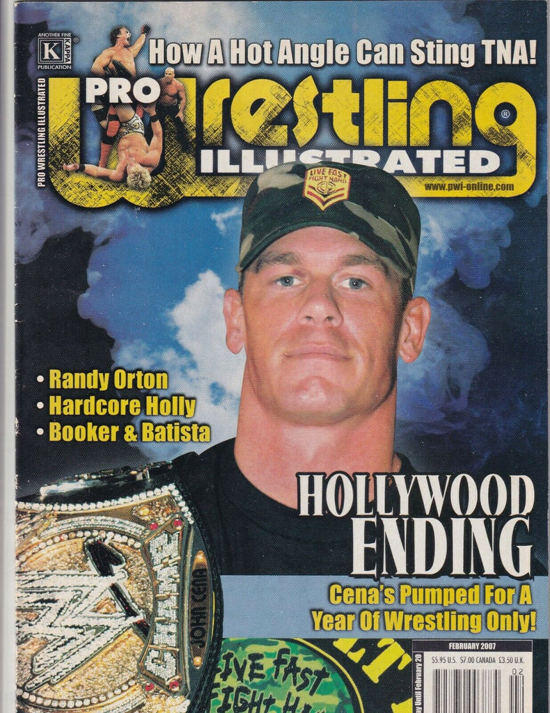 Pro Wrestling Illustrated John Cena Randy Orton February 2007 061819nonr