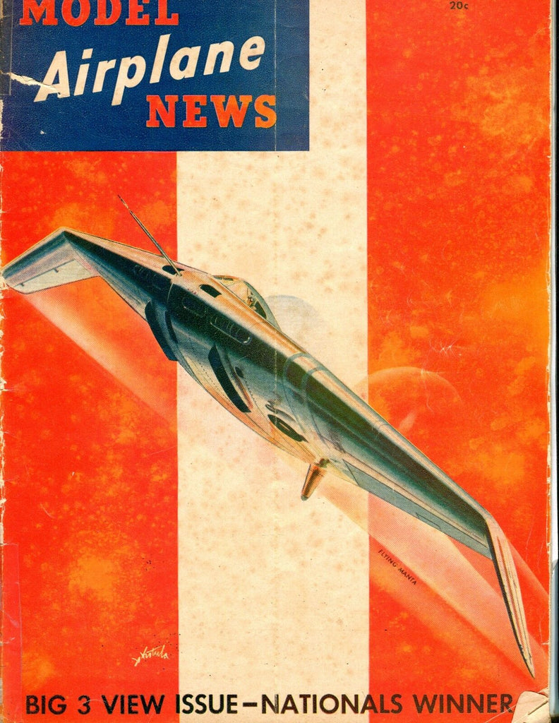 Model Airplane News Magazine January 1942 Big 3 View ACC 040817nonjhe