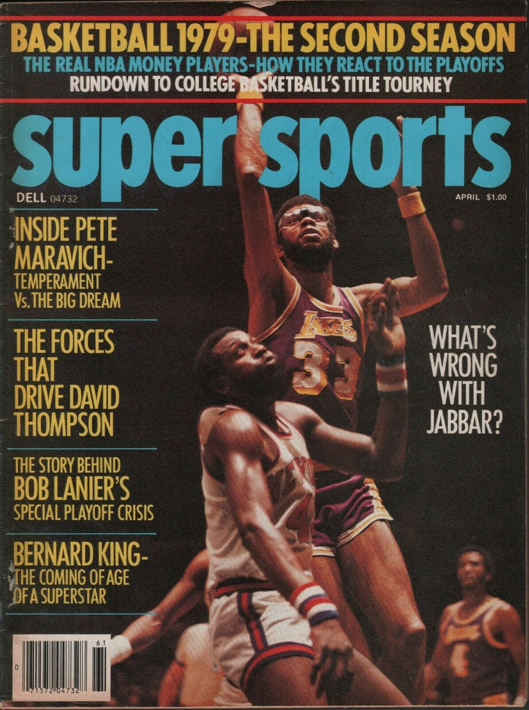 Super Sports April 1979 Bernard King Bob Lanier Pete Maravich 051619DBE