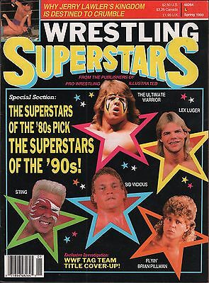Wrestling Superstars Spring 1990 Superstars of the 80s VG 020416DBE