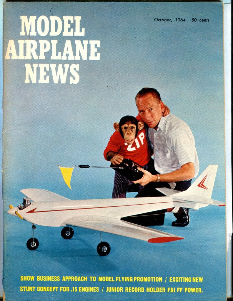 Model Airplane News Magazine October 1964 Uranus FAI GD 040817nonjhe