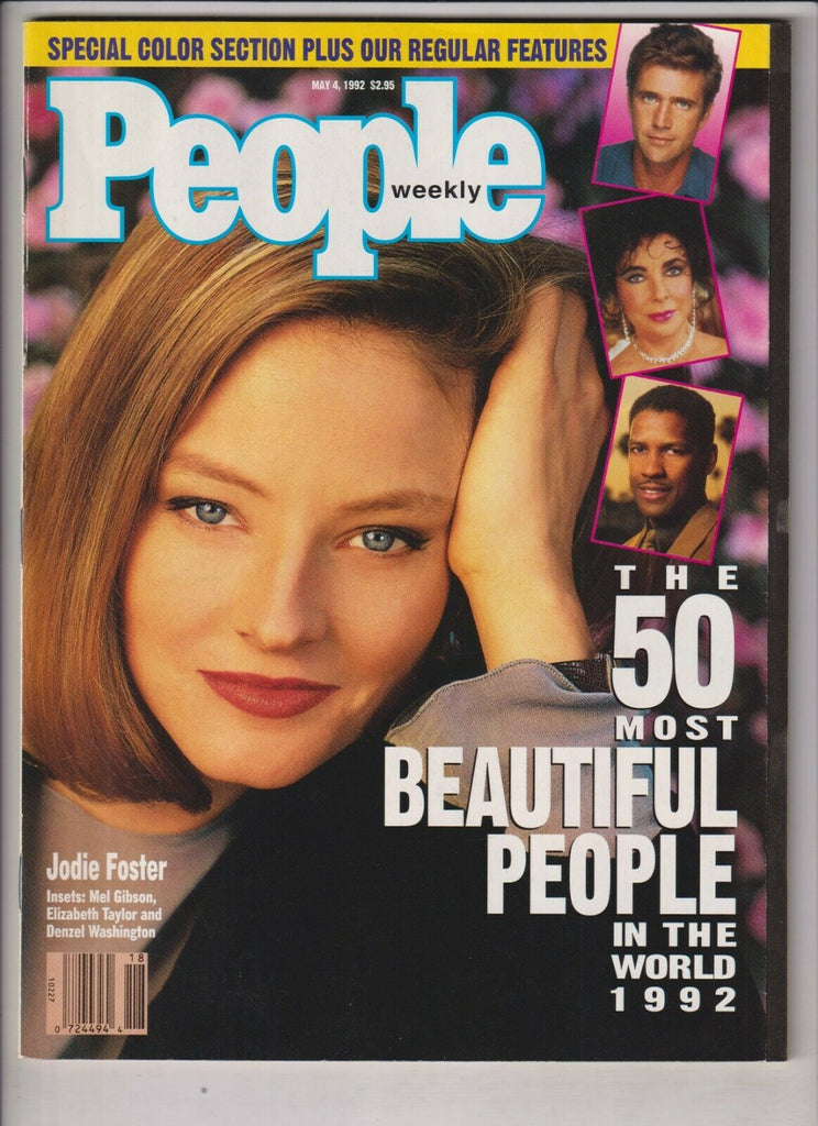 People Mag 50 Most Beautiful People Jodie Foster May 4, 1992 NO ML 030920nonr
