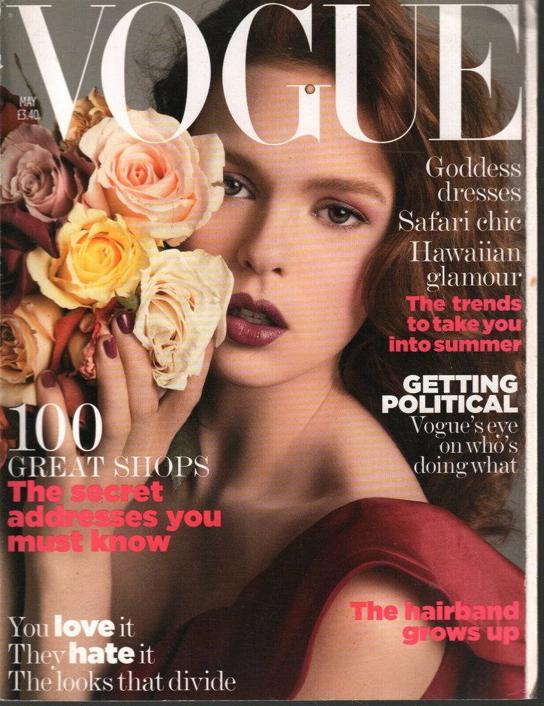 Vogue UK Fashion Magazine May 2005 Elise Crombez Ruth Rogers 091820ame2