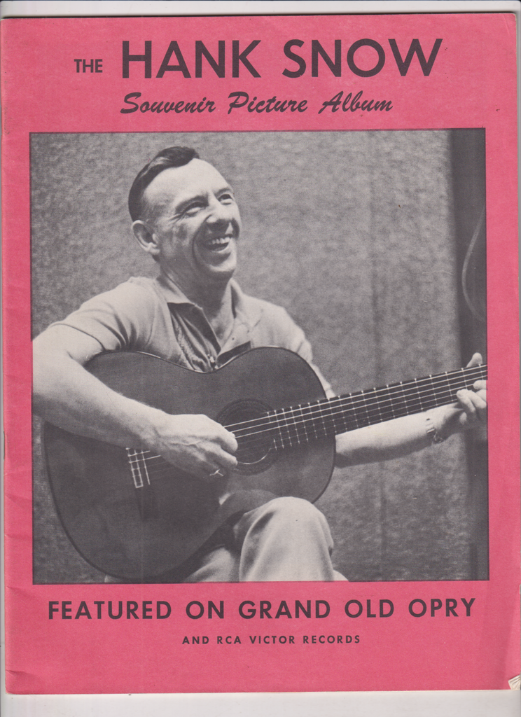 The Hank Snow Souvenir Picture Album On Grand Old Opry 1980s 012720nonr