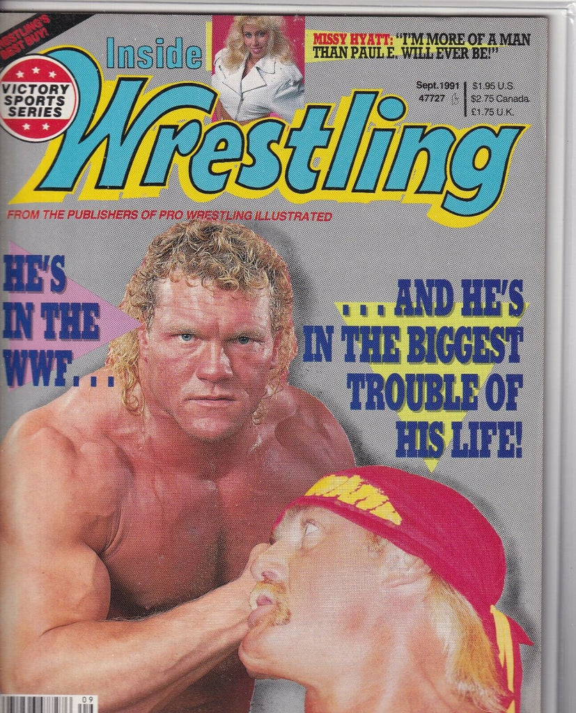 Inside Wrestling Sid Vicious Hulk Hogan Missy Hyatt September 1991 062219nonr