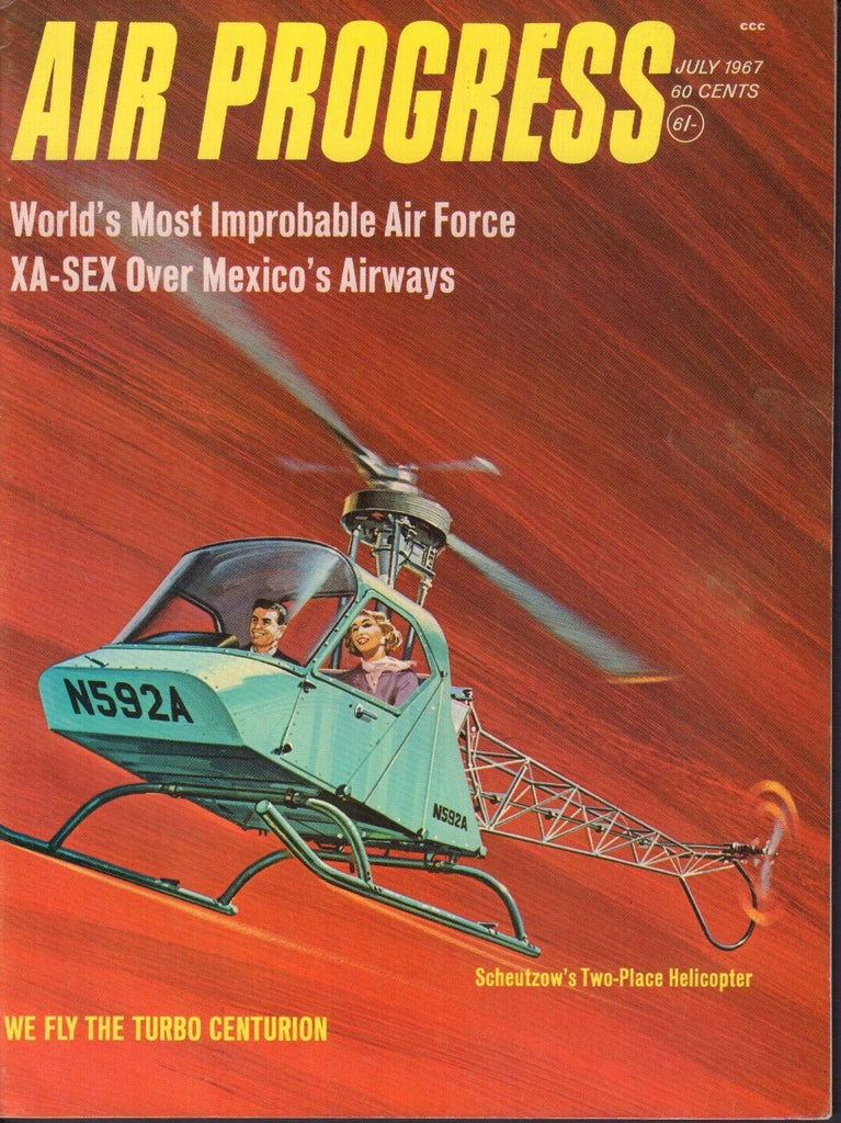Air Progress Magazine July 1967 Scheutzow's Two-Place Helicopter 072917nonjhe