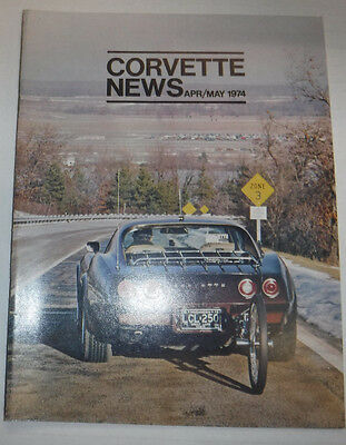 Corvette News Magazine GM Milford Proving Ground April/May 1974 081915R