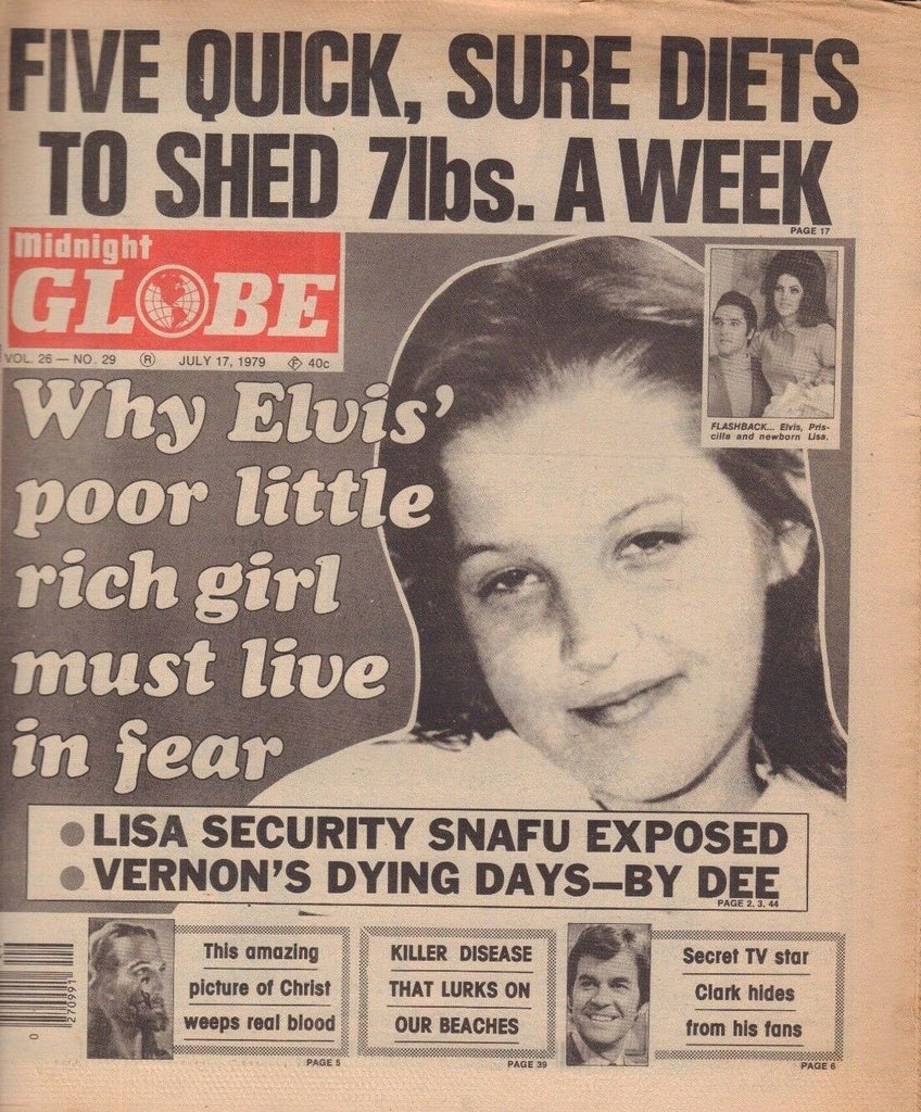 Midnight Globe Magazine Lisa Presley & Vernon July 17, 1979 013018nonr2