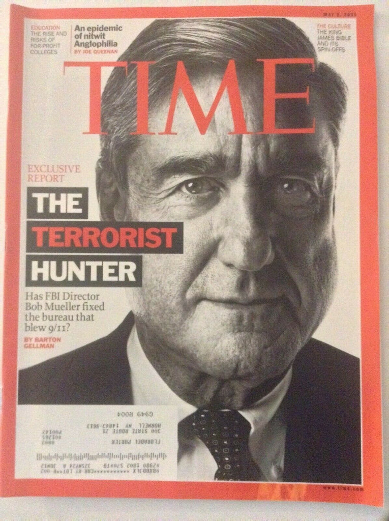 Time Magazine FBI Director Bob Mueller 9/11 May 9, 2011 041119nonrh