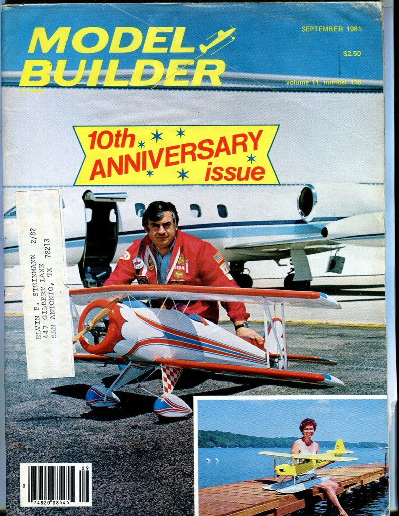 Model Builder Magazine September 1981 Dean Wann VG w/ML 041417nonjhe