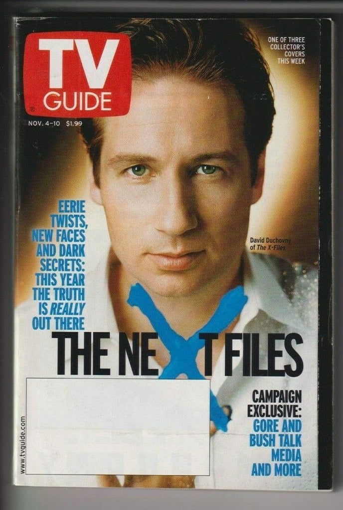 CLEV Metro Ed. Tv Guide David Duchovny November 4-10, 2000 111519nonr