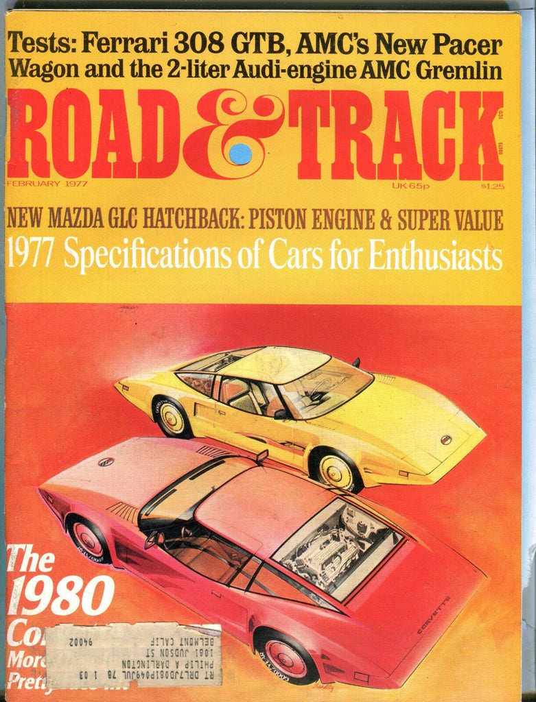Road & Track Magazine February 1977 Mazda GLC Hatchback VG w/ML 032017nonjhe