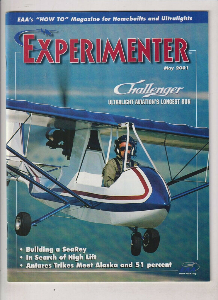 Experimenter Aviation Mag The Challenger Ultralight Run May 2001 040420nonrh