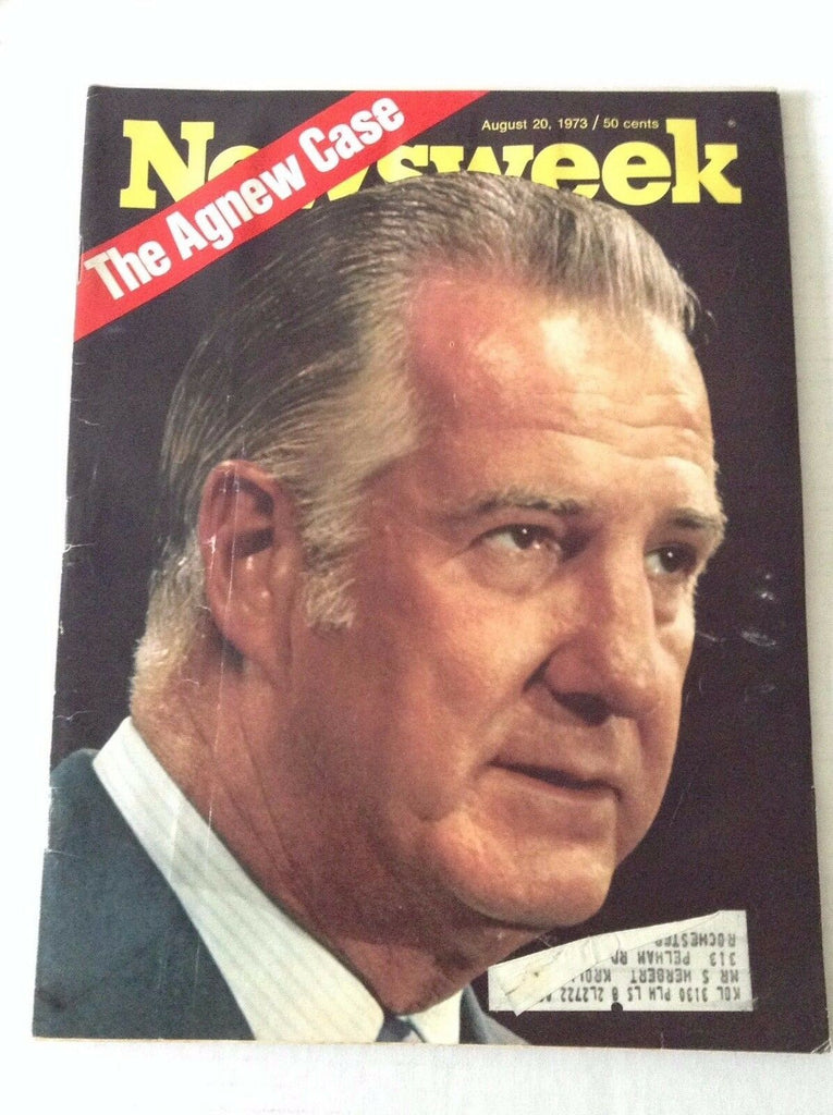 Newsweek Magazine The Spiro Agnew Case August 20, 1973 101216R