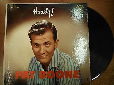 33 RPM Vinyl Pat Boone Howdy! Dot records DLP3030 LP 042115SM