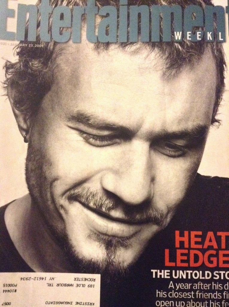 Entertainment Weekly Magazine Heath Ledger January 23, 2009 012419nonrh