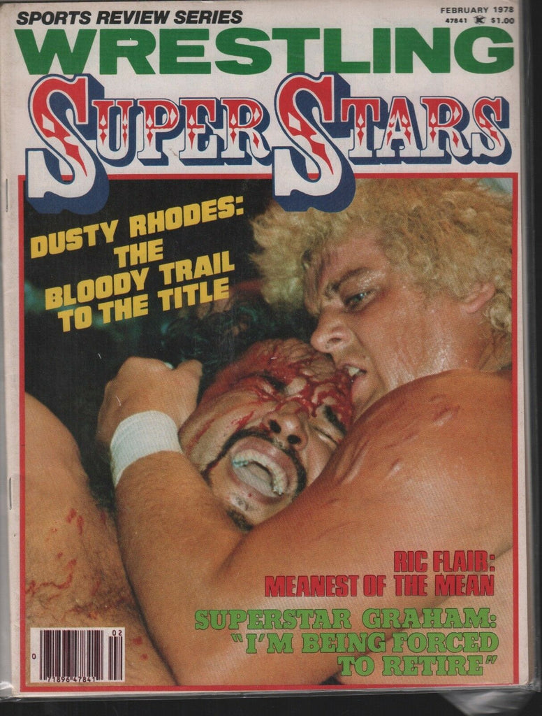 Wrestling Super Stars February 1978 Ric Flair Dusty Rhodes 101118AME