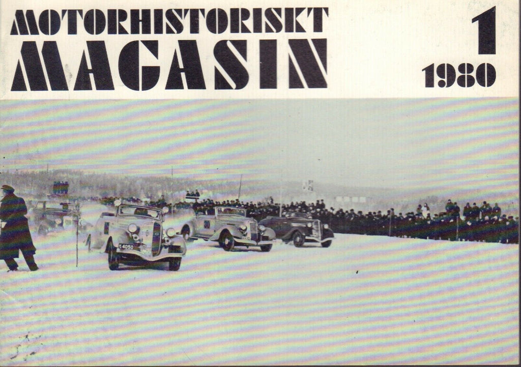 Motorhistoriskt Magasin Swedish Car Magazine 1 1980 Jaguar 032717nonDBE