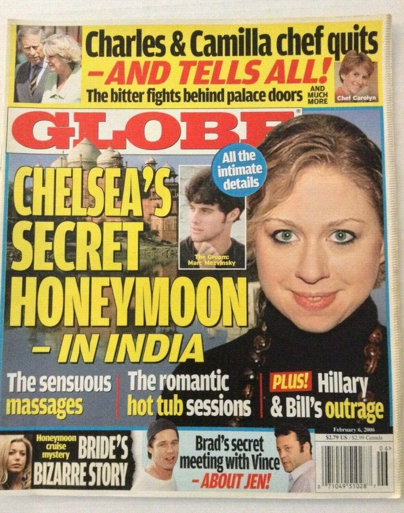 Globe Magazine Charles & Camilla Chef Quits February 6, 2006 022719nonrh