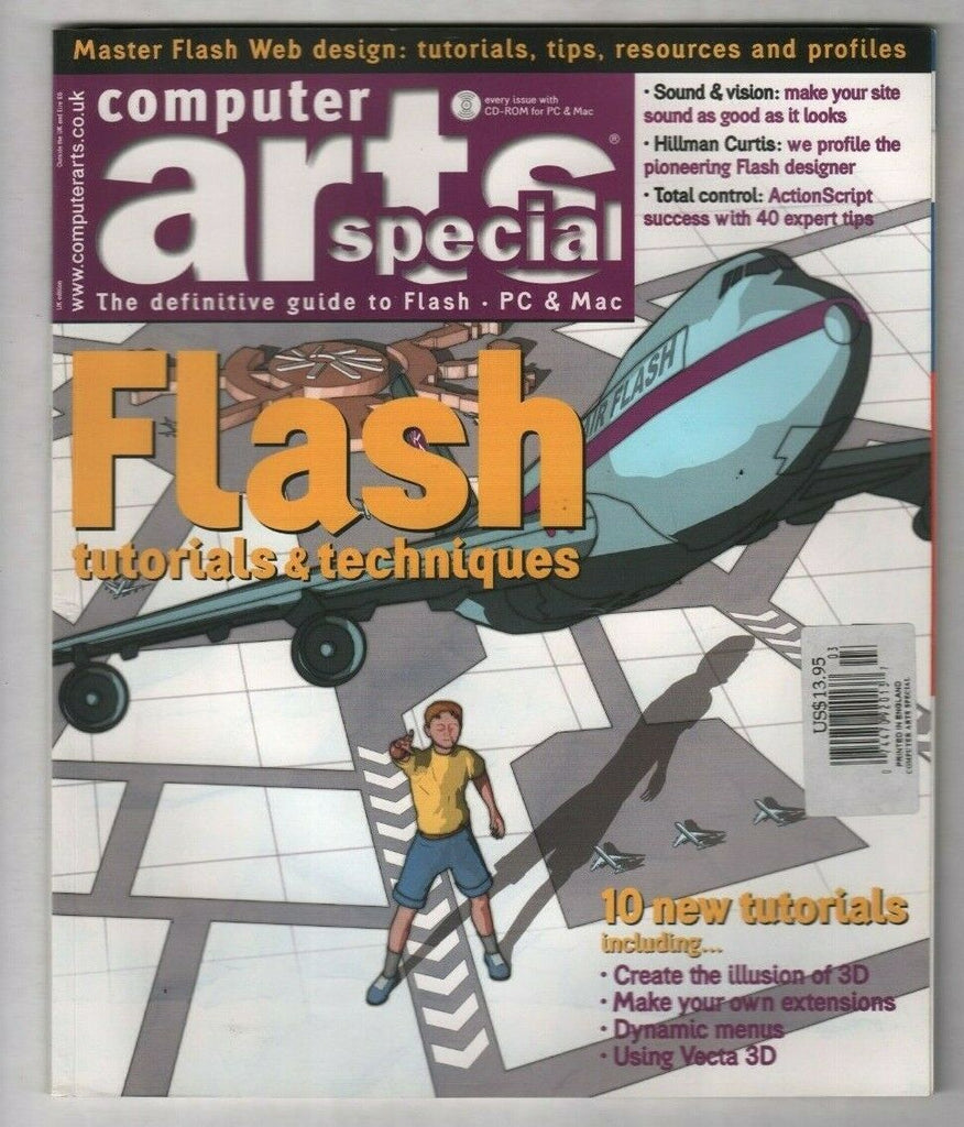 Computer Arts Special UK Mag Flash Special 10 Tutorials 2001 No.18 011520nonr