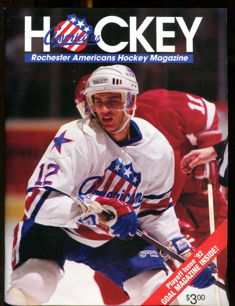 Rochester Americans Hockey Magazine Playoff Issue 1992 EX 021317jhe