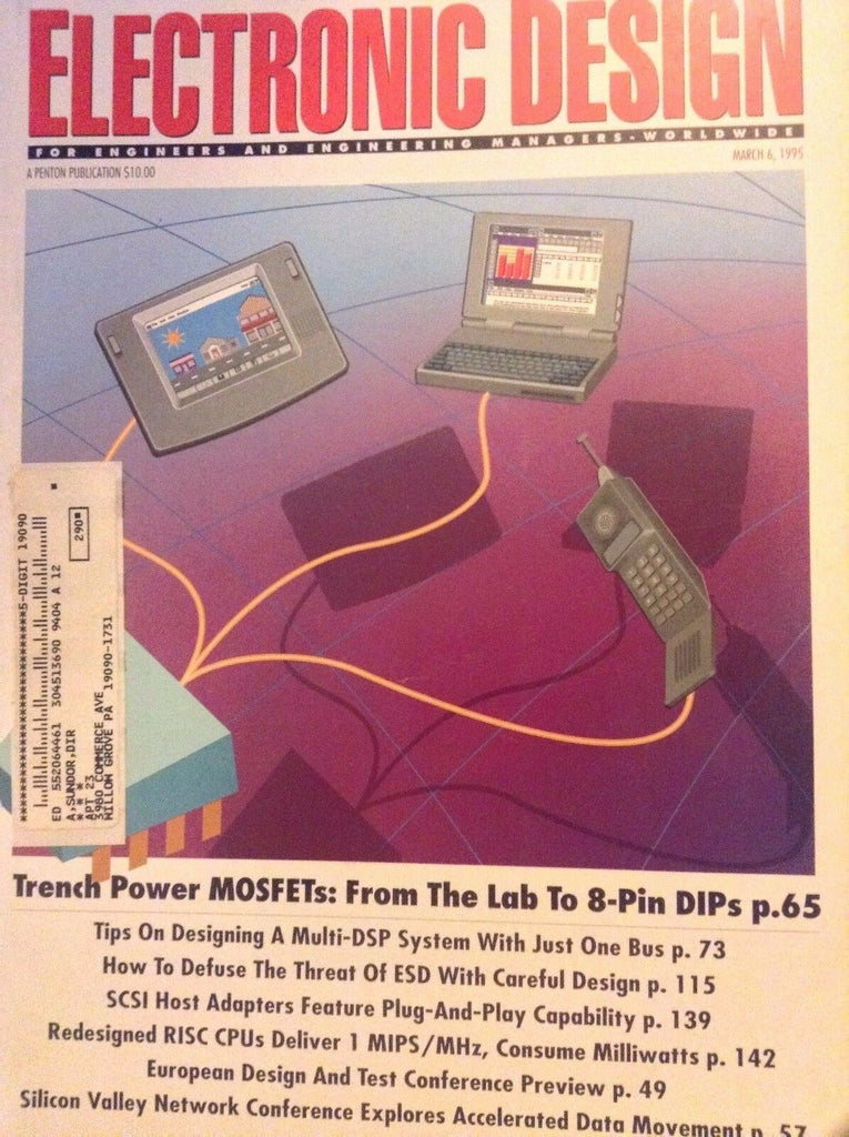 Electronic Design Magazine Trench Power Mosfets March 6, 1995 121817nonrh