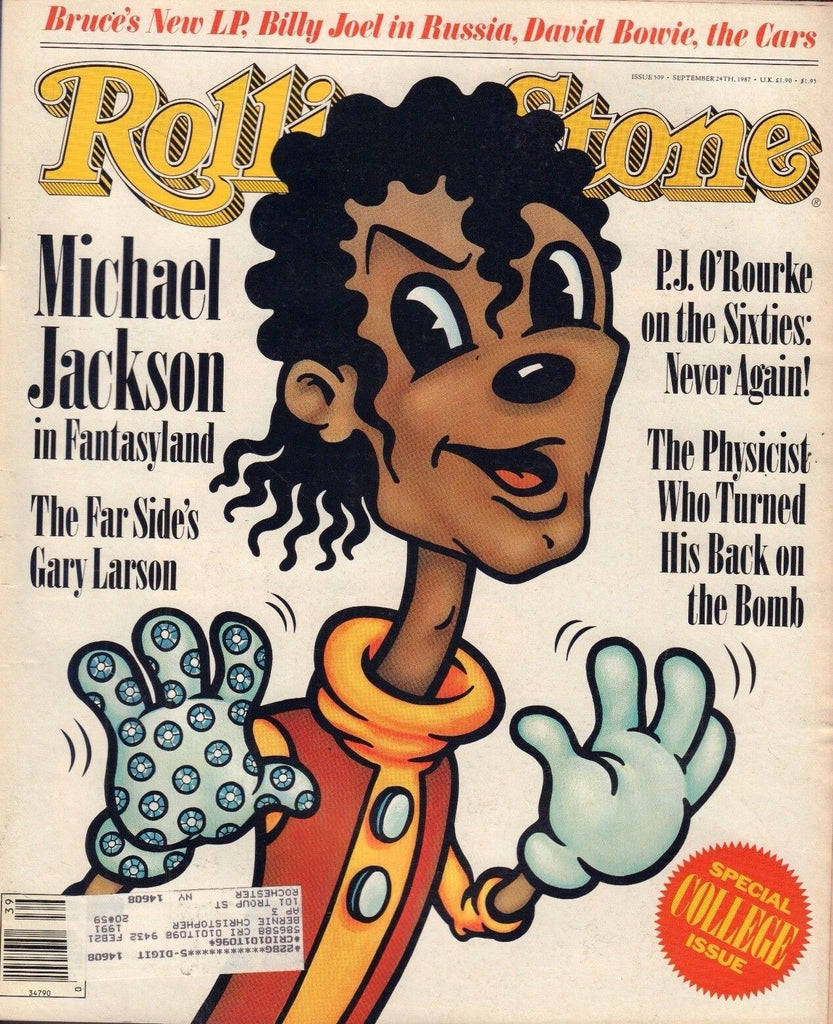 Rolling Stone September 24 1987 Michael Jackson w/ML 030217nonDBA