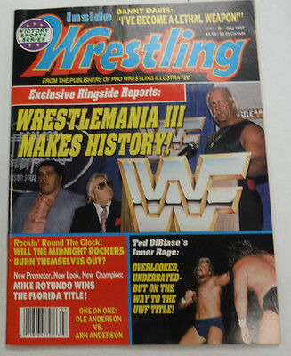 Inside Wrestling Magazine Wrestlemania III Hulk Hogan Andre July 1987 092014R