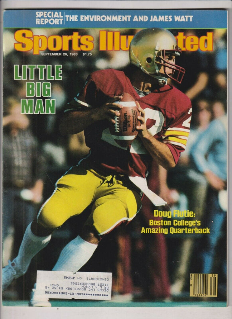 Sports Illustrated Doug Flutie Boston's QB September 26, 1983 021420nonr