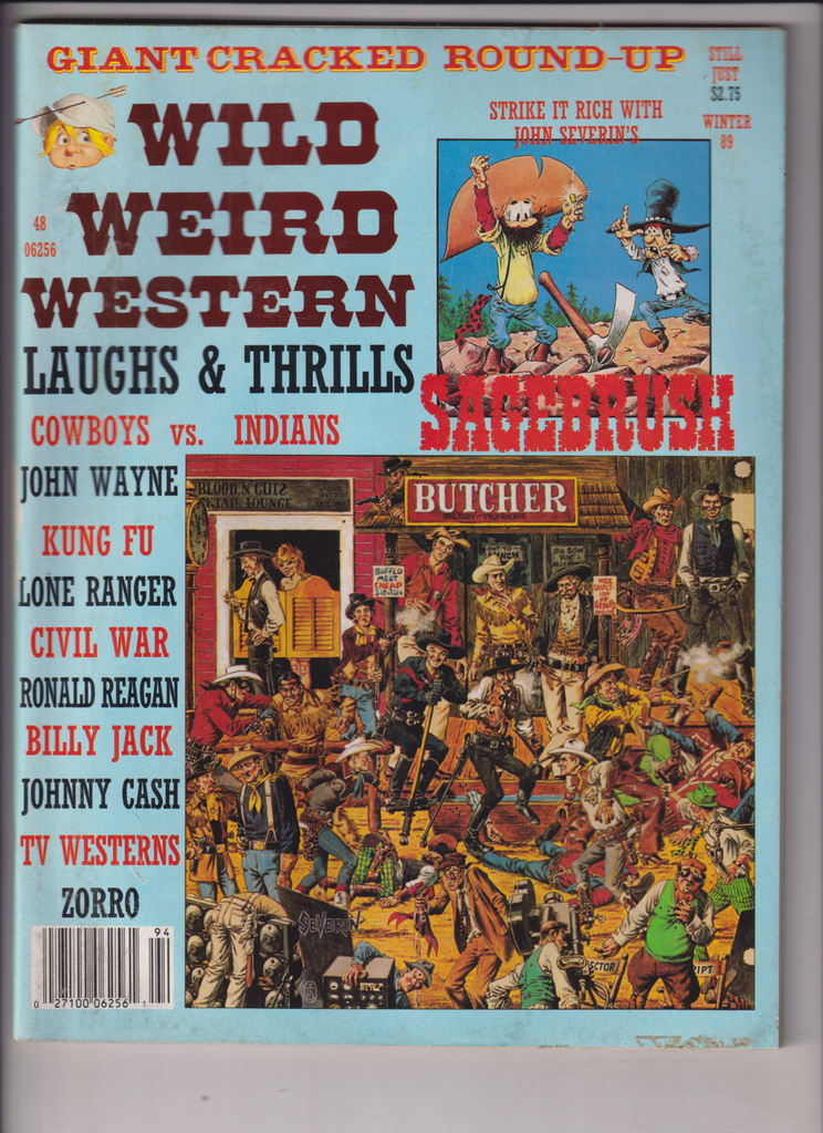 Wild Weird Western Mag John Wayne Long Ranger Winter 1989 122319nonr