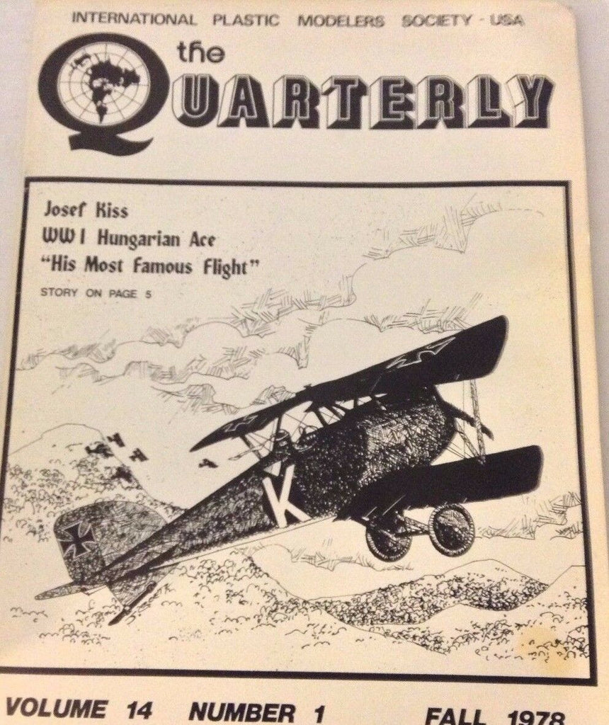 IPMS Quarterly Magazine Josef Kiss WWI Hungarian Ace Fall 1978 072917nonrh