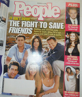 People Magazine Friends & Leonardo DiCaprio December 2002 WITH ML 031215R