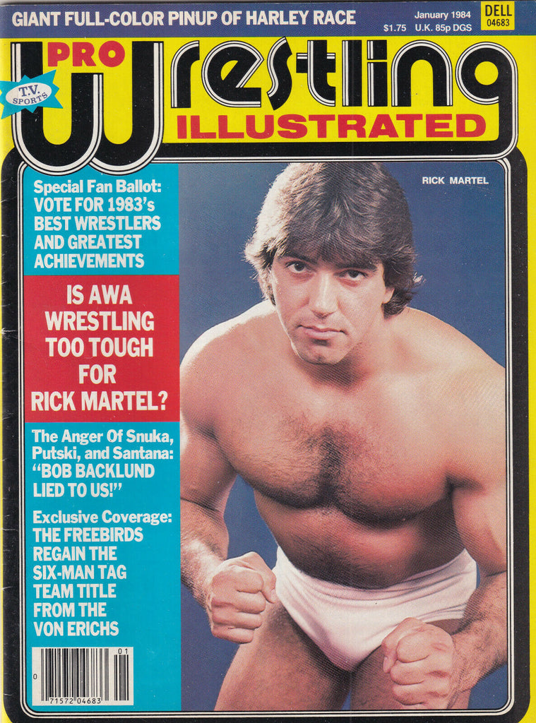 Pro Wrestling Illustrated Rick Martel Bob Backlund January 1984 052819nonr