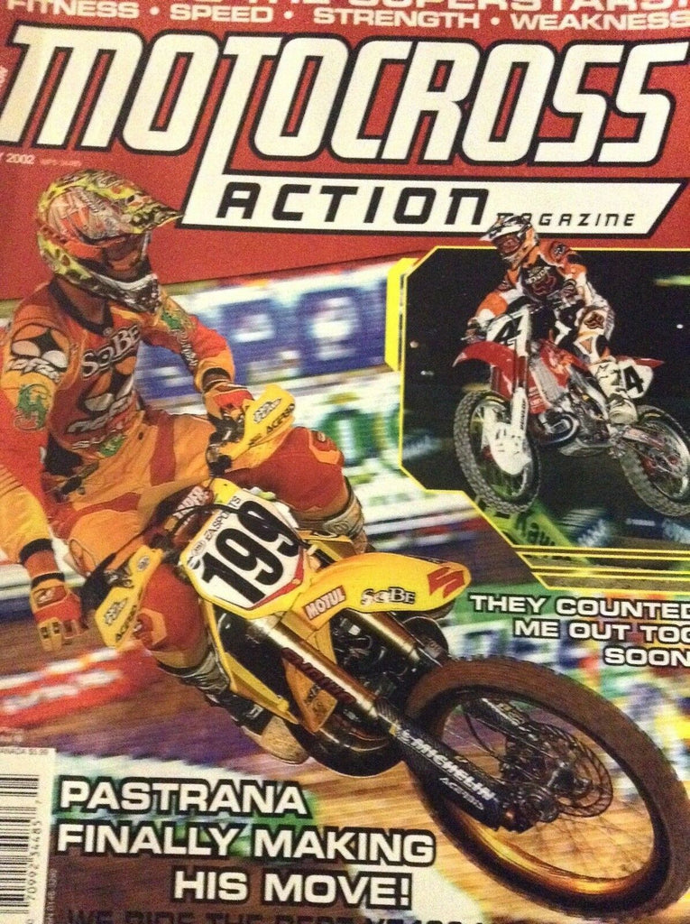 Motocross Action Magazine Pastrana Finally Making His Move May 2002 122418nonrh