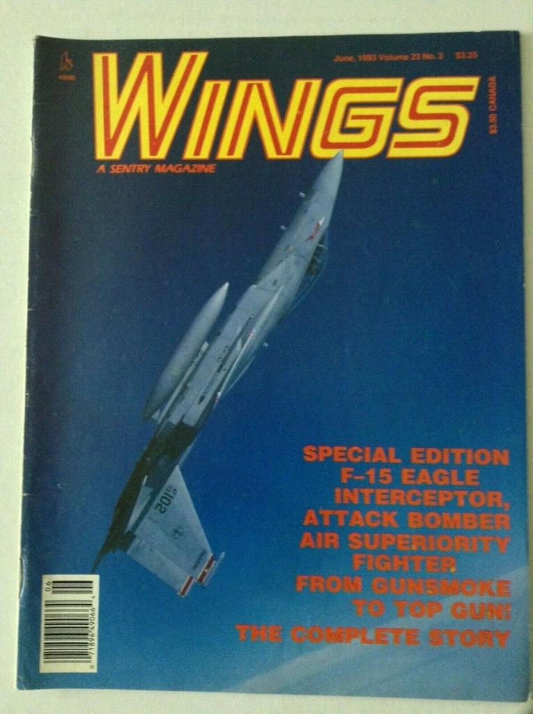 Wings Aviation Magazine F-15 Eagle Interceptor June 1993 050319nonrh