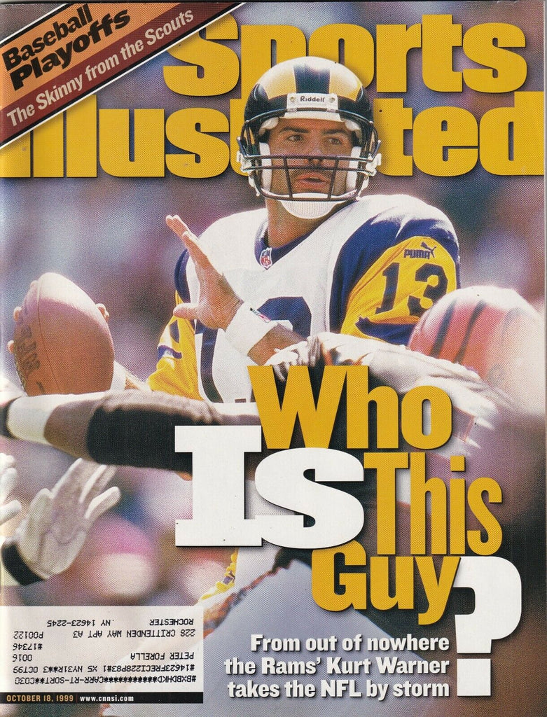 Sports Illustrated Rams' Kurt Warner October 18, 1999 091719nonr