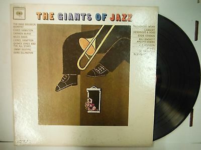 33 RPM Vinyl The Giants Of Jazz Columbia CL1970 122314KME